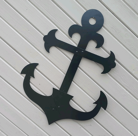 Fitz Decorative Wall Anchor - Black